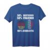 Deutsch & Italienisch Deutscher Italiener T-Shirt mit Flaggen & Sprüchen – Stolz auf doppelte Herkunft