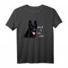 Schäferhund schwarzer Deutscher Schäferhund T-Shirt – Perfektes Hundeliebhaber-Shirt für Schäferhundfans