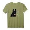 Schäferhund schwarzer Deutscher Schäferhund T-Shirt – Perfektes Hundeliebhaber-Shirt für Schäferhundfans
