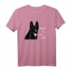 Schäferhund schwarzer Deutscher Schäferhund T-Shirt – Perfektes Hundeliebhaber-Shirt für Schäferhundfans