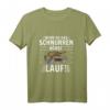 Lustiges Panzerfahrer T-Shirt mit deutschen Raubkatzen - Humorvolles Panzer-Motiv für Militärfans