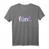 Kinder 5th Geburtstag T-Shirt Mädchen - Buntes Funf Jahre Shirt für Geburtstag, Weihnachten & Feriengeschenke