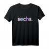 Kinder 6. Geburtstag T-Shirt Mädchen - Buntes Deutsches Sechs Geburtstag Shirt für Feier & Geschenk