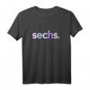Kinder 6. Geburtstag T-Shirt Mädchen - Buntes Deutsches Sechs Geburtstag Shirt für Feier & Geschenk
