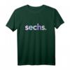 Kinder 6. Geburtstag T-Shirt Mädchen - Buntes Deutsches Sechs Geburtstag Shirt für Feier & Geschenk