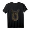 Deutscher Schäferhund T-Shirt - Handgezeichnetes Design als Geschenk für Schäferhundbesitzer und Hundeliebhaber