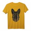 Deutscher Schäferhund T-Shirt - Handgezeichnetes Design als Geschenk für Schäferhundbesitzer und Hundeliebhaber