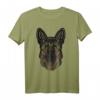Deutscher Schäferhund T-Shirt - Handgezeichnetes Design als Geschenk für Schäferhundbesitzer und Hundeliebhaber