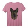 Deutscher Schäferhund T-Shirt - Handgezeichnetes Design als Geschenk für Schäferhundbesitzer und Hundeliebhaber