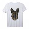 Deutscher Schäferhund T-Shirt - Handgezeichnetes Design als Geschenk für Schäferhundbesitzer und Hundeliebhaber