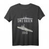 SMS Baden Deutsches Schlachtschiff Diagramm T-Shirt – Historisches Seekrieg Design für Marinemodellbauer & Schiffsliebhaber