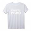 Polska Shirt Polen Lustig Spruch Piwo Deutsch Polnisch T-Shirt - Coole Geschenkidee für Polen-Fans und Bierliebhaber