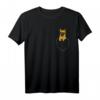 Deutscher Schäferhund in Tasche T-Shirt - Cooles Hunde Motiv für Schäferhund Fans, Hundebesitzer & Liebhaber, Perfekt als Geschenk für Kinder, Männer & Frauen