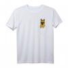Deutscher Schäferhund in Tasche T-Shirt - Cooles Hunde Motiv für Schäferhund Fans, Hundebesitzer & Liebhaber, Perfekt als Geschenk für Kinder, Männer & Frauen