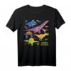 HapKitten Dinosaurier T-Shirt - Illustriertes Geburtstagsshirt für Dinosaurierfans, klassisch geschnitten