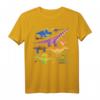 HapKitten Dinosaurier T-Shirt - Illustriertes Geburtstagsshirt für Dinosaurierfans, klassisch geschnitten