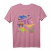 HapKitten Dinosaurier T-Shirt - Illustriertes Geburtstagsshirt für Dinosaurierfans, klassisch geschnitten