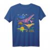HapKitten Dinosaurier T-Shirt - Illustriertes Geburtstagsshirt für Dinosaurierfans, klassisch geschnitten
