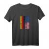 Deutsch amerikanische Flagge T-Shirt - Vintage Look mit US- und Deutschland-Flagge, ideales Geschenk für Patriotismus und Flaggenliebhaber
