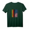 Deutsch amerikanische Flagge T-Shirt - Vintage Look mit US- und Deutschland-Flagge, ideales Geschenk für Patriotismus und Flaggenliebhaber
