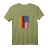 Deutsch amerikanische Flagge T-Shirt - Vintage Look mit US- und Deutschland-Flagge, ideales Geschenk für Patriotismus und Flaggenliebhaber