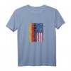 Deutsch amerikanische Flagge T-Shirt - Vintage Look mit US- und Deutschland-Flagge, ideales Geschenk für Patriotismus und Flaggenliebhaber