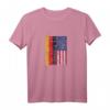 Deutsch amerikanische Flagge T-Shirt - Vintage Look mit US- und Deutschland-Flagge, ideales Geschenk für Patriotismus und Flaggenliebhaber