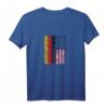 Deutsch amerikanische Flagge T-Shirt - Vintage Look mit US- und Deutschland-Flagge, ideales Geschenk für Patriotismus und Flaggenliebhaber