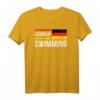 Deutschland-Schwimmteam T-Shirt mit Flagge - Perfekt für Wettkämpfe, Pool & Schwimmsportler