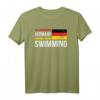 Deutschland-Schwimmteam T-Shirt mit Flagge - Perfekt für Wettkämpfe, Pool & Schwimmsportler
