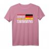 Deutschland-Schwimmteam T-Shirt mit Flagge - Perfekt für Wettkämpfe, Pool & Schwimmsportler