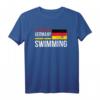 Deutschland-Schwimmteam T-Shirt mit Flagge - Perfekt für Wettkämpfe, Pool & Schwimmsportler