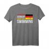 Deutschland-Schwimmteam T-Shirt mit Flagge - Perfekt für Wettkämpfe, Pool & Schwimmsportler