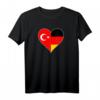 Türkei Deutschland T-Shirt - Deutsch-Türkische Freundschaft mit Flaggenmotiv für Stolz und kulturelle Verbundenheit