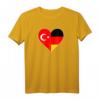 Türkei Deutschland T-Shirt - Deutsch-Türkische Freundschaft mit Flaggenmotiv für Stolz und kulturelle Verbundenheit