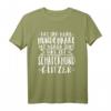 Schäferhund Glitzer T-Shirt mit witzigem Spruch – Perfektes Geschenk für Schäferhundliebhaber & Hundezüchter zu Geburtstag & Weihnachten