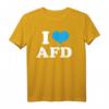 I Love AFD T-Shirt - Pro AFD Bundestagswahl 2021 Fanartikel für Unterstützer, Wähler & Fans