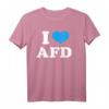 I Love AFD T-Shirt - Pro AFD Bundestagswahl 2021 Fanartikel für Unterstützer, Wähler & Fans