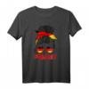 Deutschland T-Shirt für Mädchen & Damen mit Flagge - Süßes Geschenk für Frauen, Mütter und Deutschlandfans