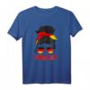 Deutschland T-Shirt für Mädchen & Damen mit Flagge - Süßes Geschenk für Frauen, Mütter und Deutschlandfans