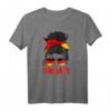 Deutschland T-Shirt für Mädchen & Damen mit Flagge - Süßes Geschenk für Frauen, Mütter und Deutschlandfans