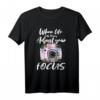 Fotograf - Fotografie Kamera T-Shirt für Hobby- und Profi-Fotografen, perfekte Geschenkidee für Fotoshootings & Spiegelreflex-Fans