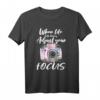 Fotograf - Fotografie Kamera T-Shirt für Hobby- und Profi-Fotografen, perfekte Geschenkidee für Fotoshootings & Spiegelreflex-Fans