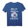 Fotograf - Fotografie Kamera T-Shirt für Hobby- und Profi-Fotografen, perfekte Geschenkidee für Fotoshootings & Spiegelreflex-Fans