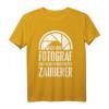 Fotograf und kein Zauberer T-Shirt - Lustiges Geschenk für Fotografen mit Spruch, perfekt für Geburtstag & Weihnachten