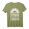 Fotograf und kein Zauberer T-Shirt - Lustiges Geschenk für Fotografen mit Spruch, perfekt für Geburtstag & Weihnachten