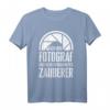 Fotograf und kein Zauberer T-Shirt - Lustiges Geschenk für Fotografen mit Spruch, perfekt für Geburtstag & Weihnachten