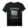 Fotografin aus Leidenschaft T-Shirt - Lustiges Geschenk für Fotografen, Fotografieliebhaber, Fotostudenten & Hochzeitsfotografen zu Geburtstag & Weihnachten