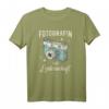 Fotografin aus Leidenschaft T-Shirt - Lustiges Geschenk für Fotografen, Fotografieliebhaber, Fotostudenten & Hochzeitsfotografen zu Geburtstag & Weihnachten
