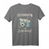Fotografin aus Leidenschaft T-Shirt - Lustiges Geschenk für Fotografen, Fotografieliebhaber, Fotostudenten & Hochzeitsfotografen zu Geburtstag & Weihnachten